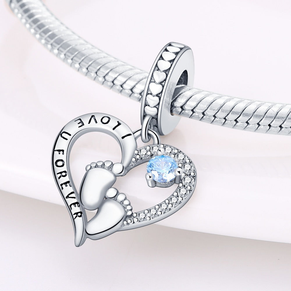 Heart-Shaped Blessing Pendant for Mother's Day