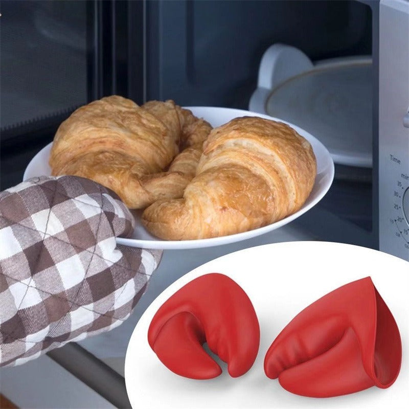 Premium Insulated Silicone Oven Mitts for Safe Cooking