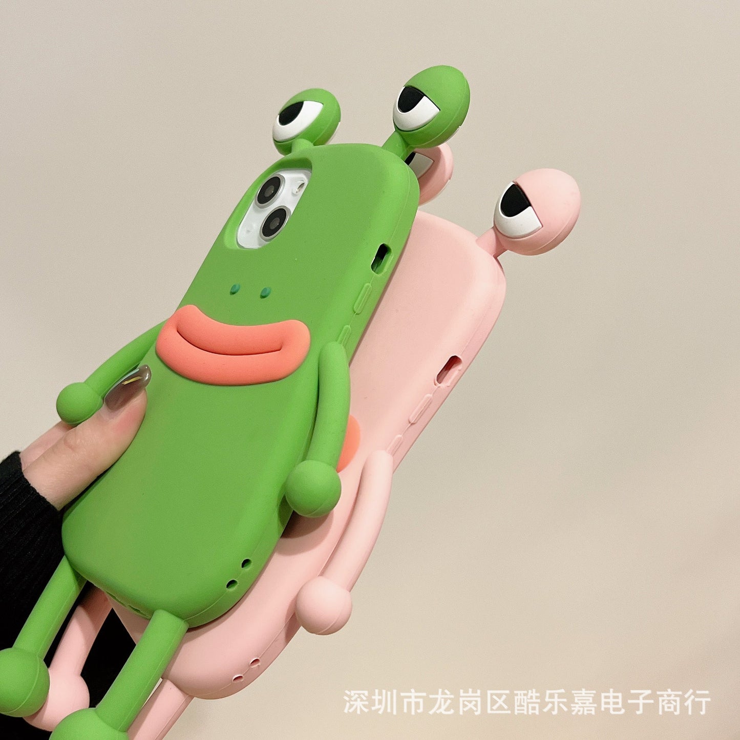 Funny Silicone 3D Frog Phone Case For IPhone 14 13 11 12 Pro Max XS XR X 7 8 Plus SE Cartoon Cute Shockproof Bumper Cover - Korvel