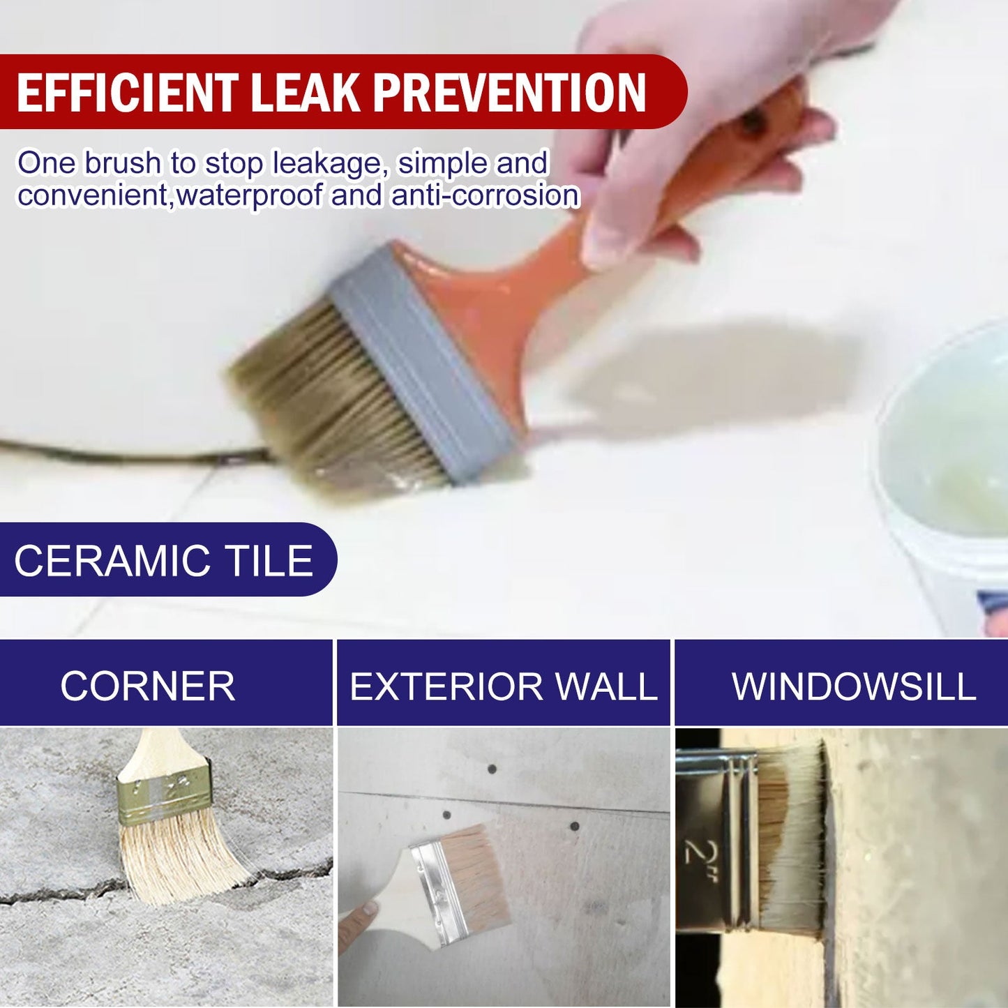 Transparent Waterproofing Agent for Home Repairs