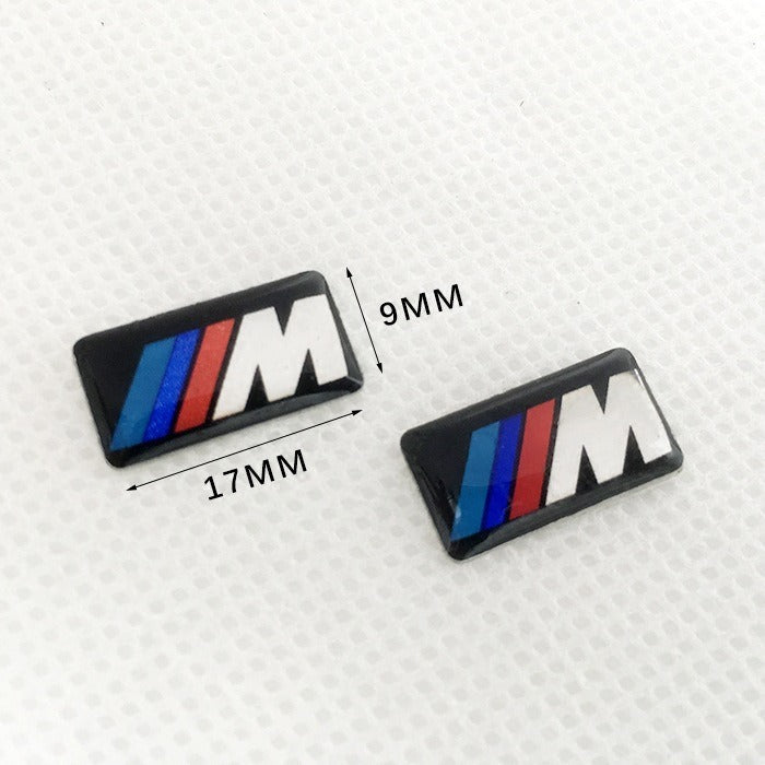 Suitable for BMW steering wheel decoration sticker 3 series 5 series 7 series BMW X1X3X5X6 key hub M car sticker - Korvel