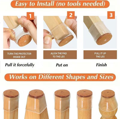FloorGuard Chair Protectors for Ultimate Floor Protection