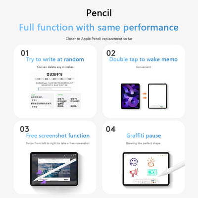 Apple Pencil Capacitive Pen Third Generation Suitable for Tablet Touchpen Apple iPad Magnetic Charging Handwriting Pen - Korvel