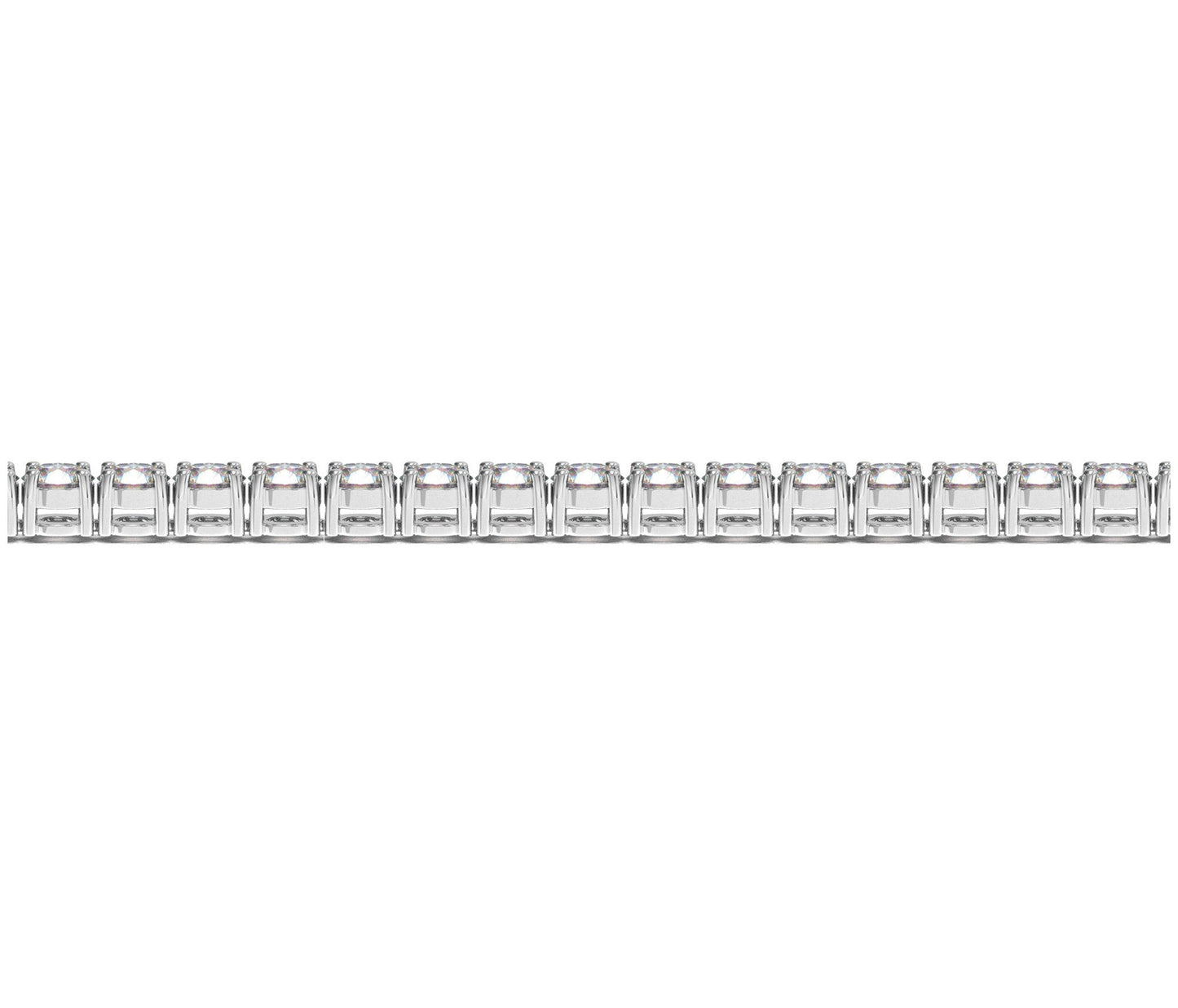 Pulsera de Tenis de Diamantes Crecidos en Laboratorio de Oro Blanco de 14k - 8 cctw
