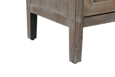 4 Door Wooden Twill Sideboard - Vintage American Country Style