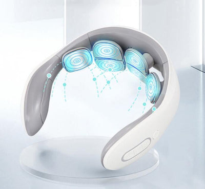 Cervical Spine Massager Home Electric Intelligent Neck Guard Neck Massager Spine Pulse Shoulder And Neck Massager - Korvel