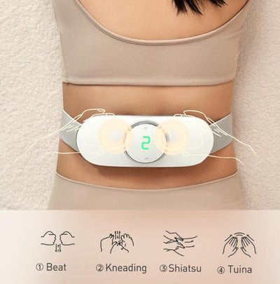 Waist Massager Lumbar Spine Massager Waist Belt Lumbar Disc Herniation Back Soothing Home Heating Cervical Spine Massager - Korvel