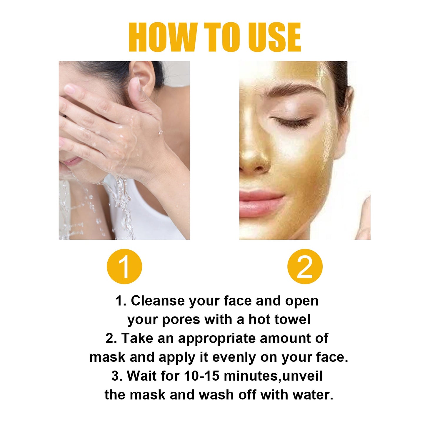 Golden Peel Off Mask for Radiant Skin