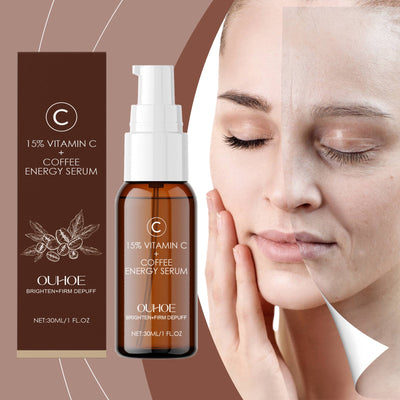 Essence raffermissante à la caféine pour une peau hydratée et radieuse