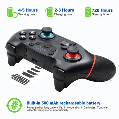 Wireless Bluetooth Gamepad for Nintendo Switch Pro