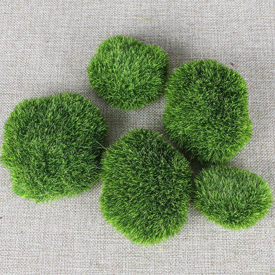 Mossy Stone Artificial Green Stone Arrangement