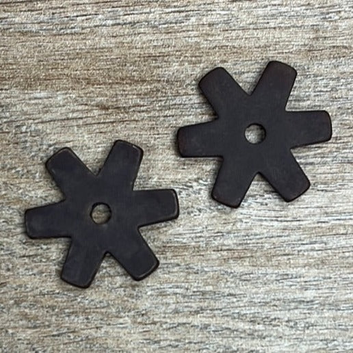 Durable Black Steel Spur Rowel for Equestrian Use - Korvel