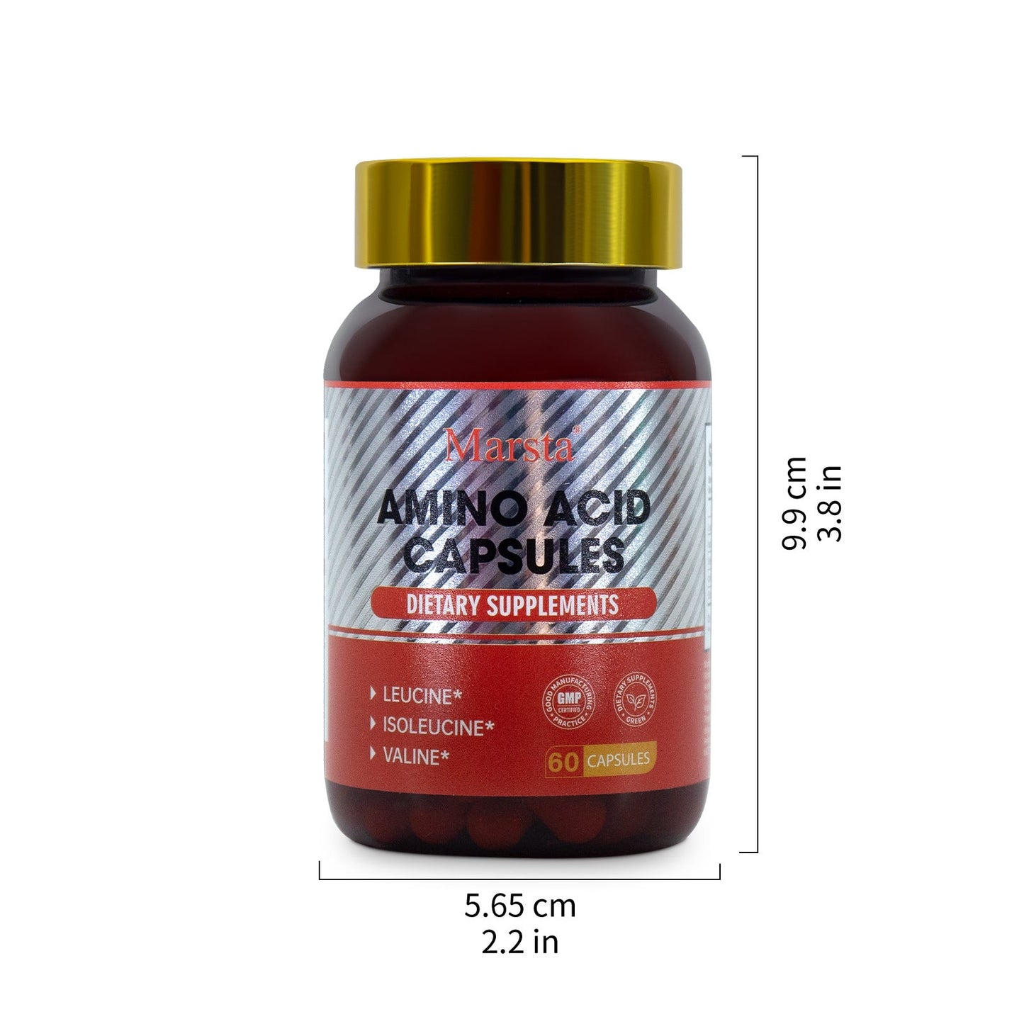 Gélules d'acides aminés premium - 60 unités
