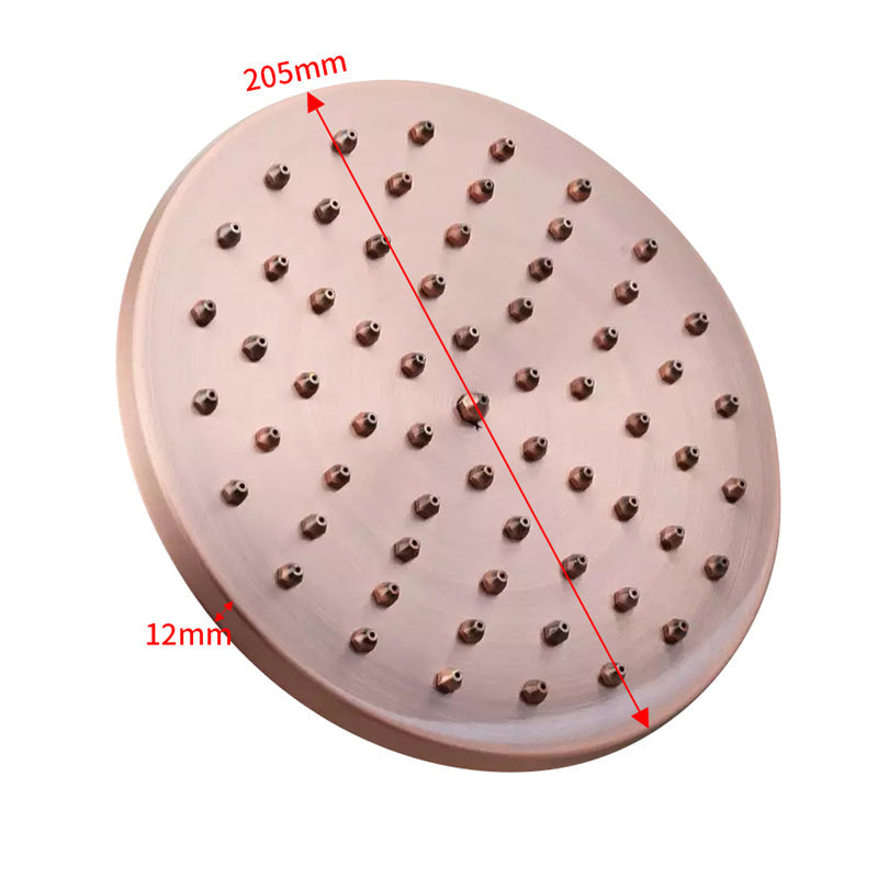 8 Inch Antique Top Spray Shower Head - Korvel