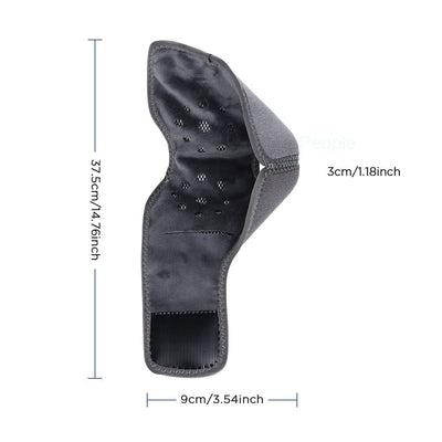 USB Heated Ankle Support with Hot Compress Massage Function Rechargeable Foot Ankle Joint Care and Foot Massager - Korvel