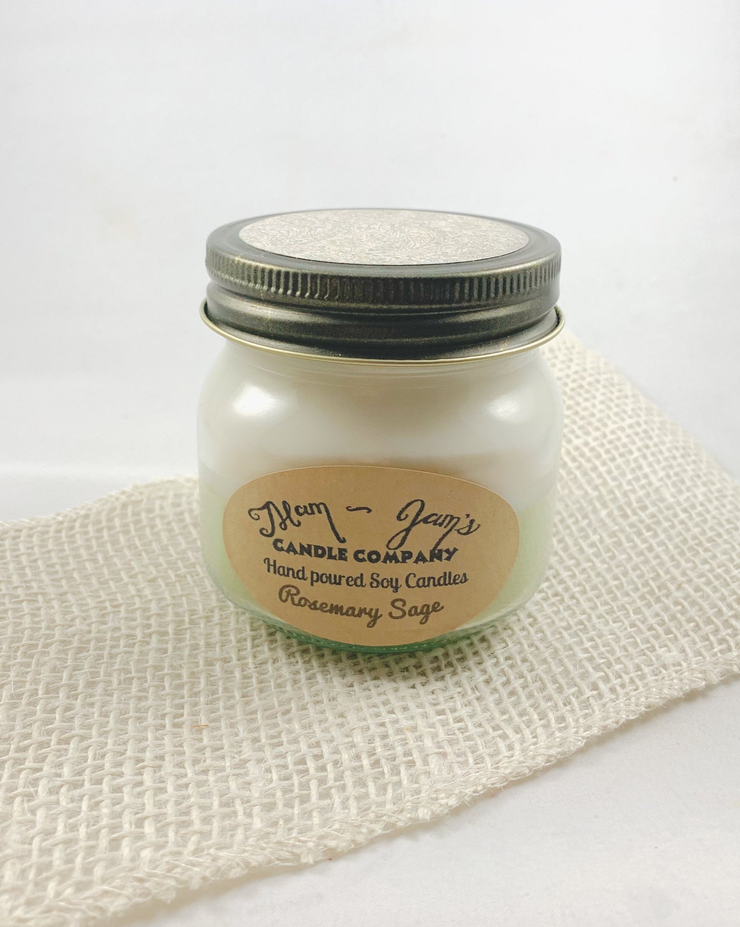 Rosemary Sage Soy Candle – Fresh & Herbal Scent | Mam Jam’s - Korvel