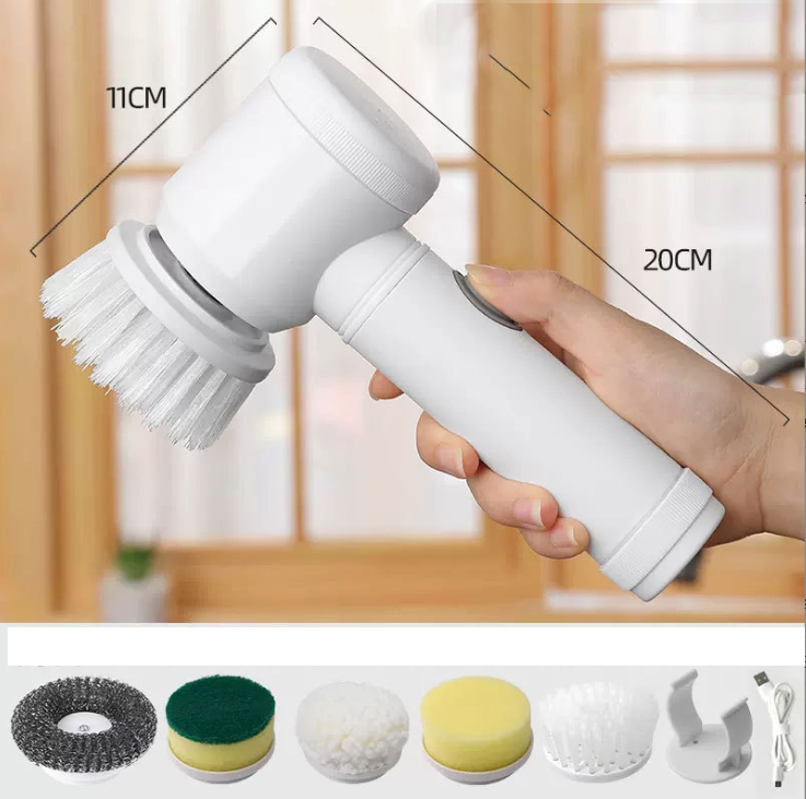 5-in-1 Electric Cleaning Brush for Home Use