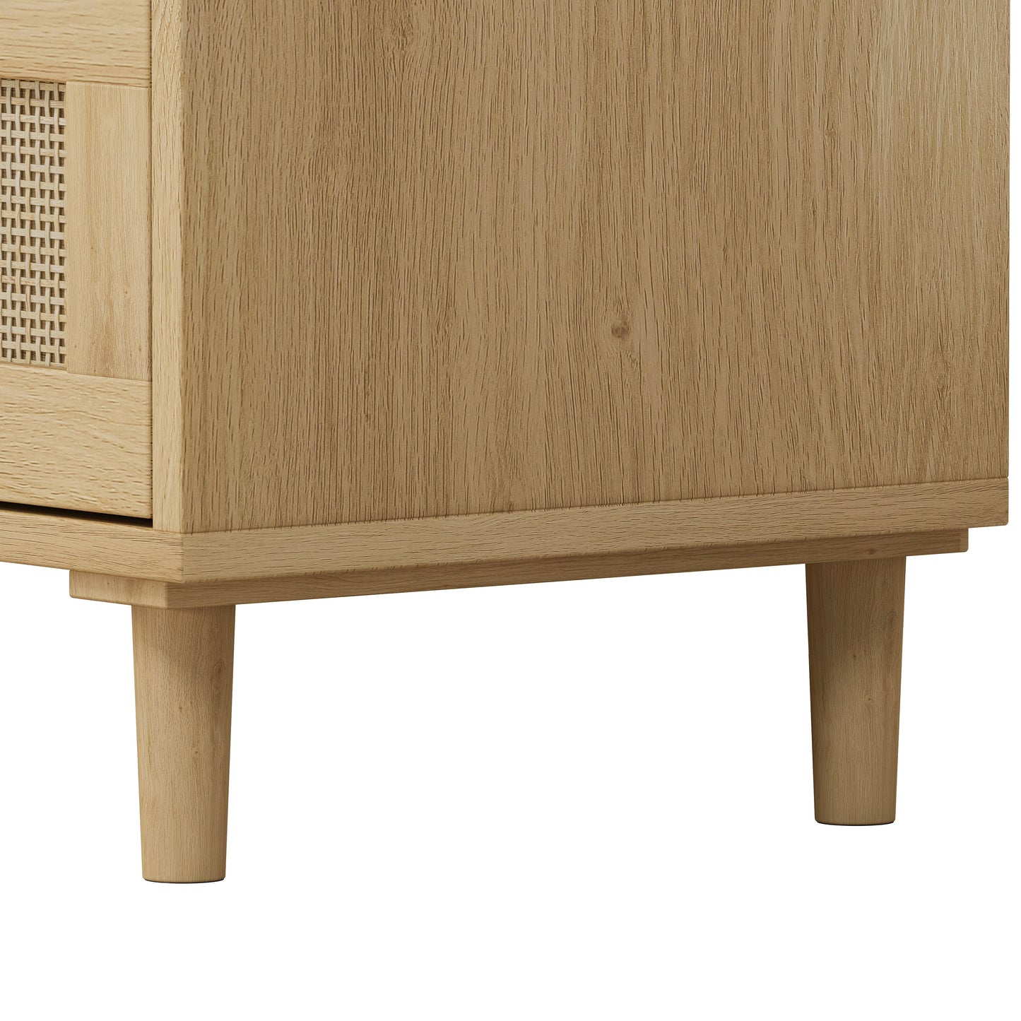 Ensemble de cabinets de rangement en rotin à 3 tiroirs élégants pour une organisation stylée