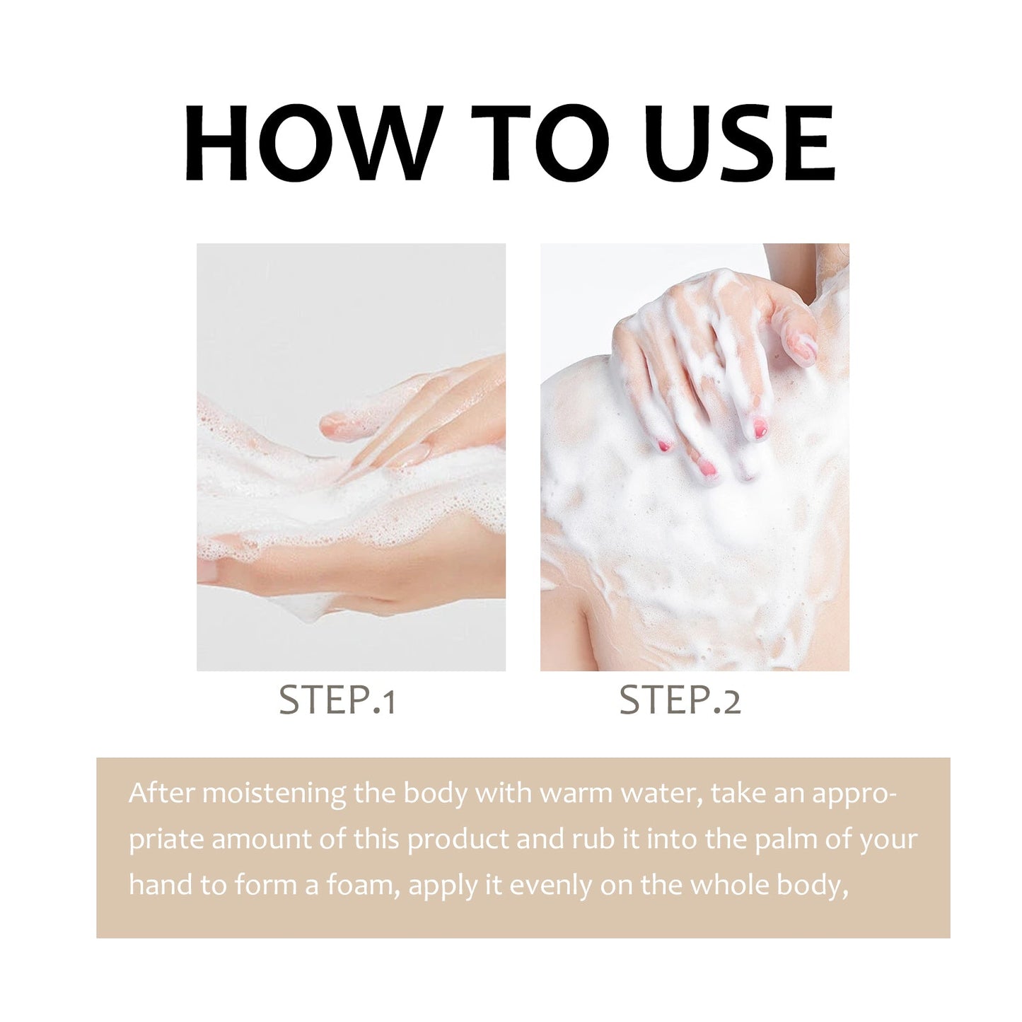Nourishing Hydrating Body Wash, Body Skin Firming Clean Warm Shine Bright Tender Bath Dew - Korvel