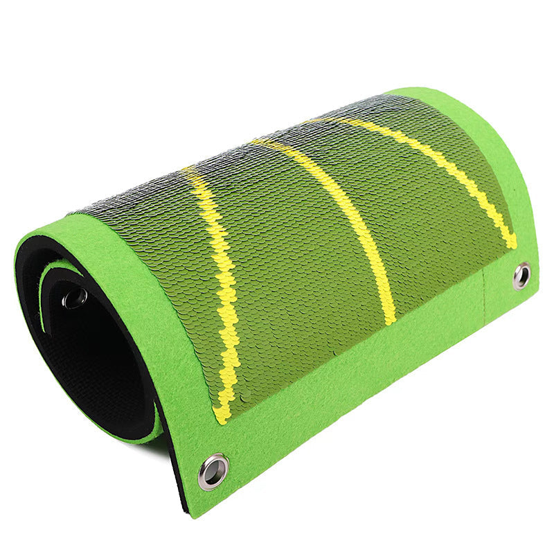 Golf Training Mat Golf Batting Mat New Swing Track Mat Golf Swing Practice Mat Trace Directional Mat - Korvel