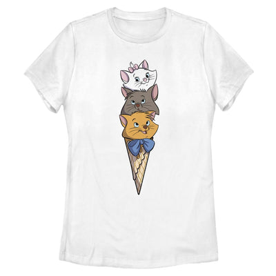 Women's Disney Aristocats Kitten Ice Cream T-Shirt