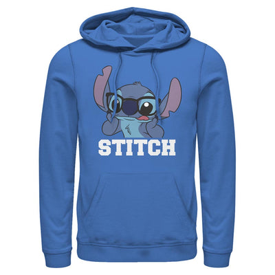 Men's Disney Lilo & Stitch Silly Black Glasses Hoodie