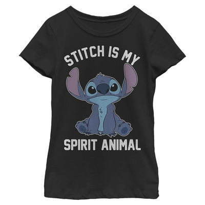 Girl's Disney Stitch Spirit Animal T-Shirt