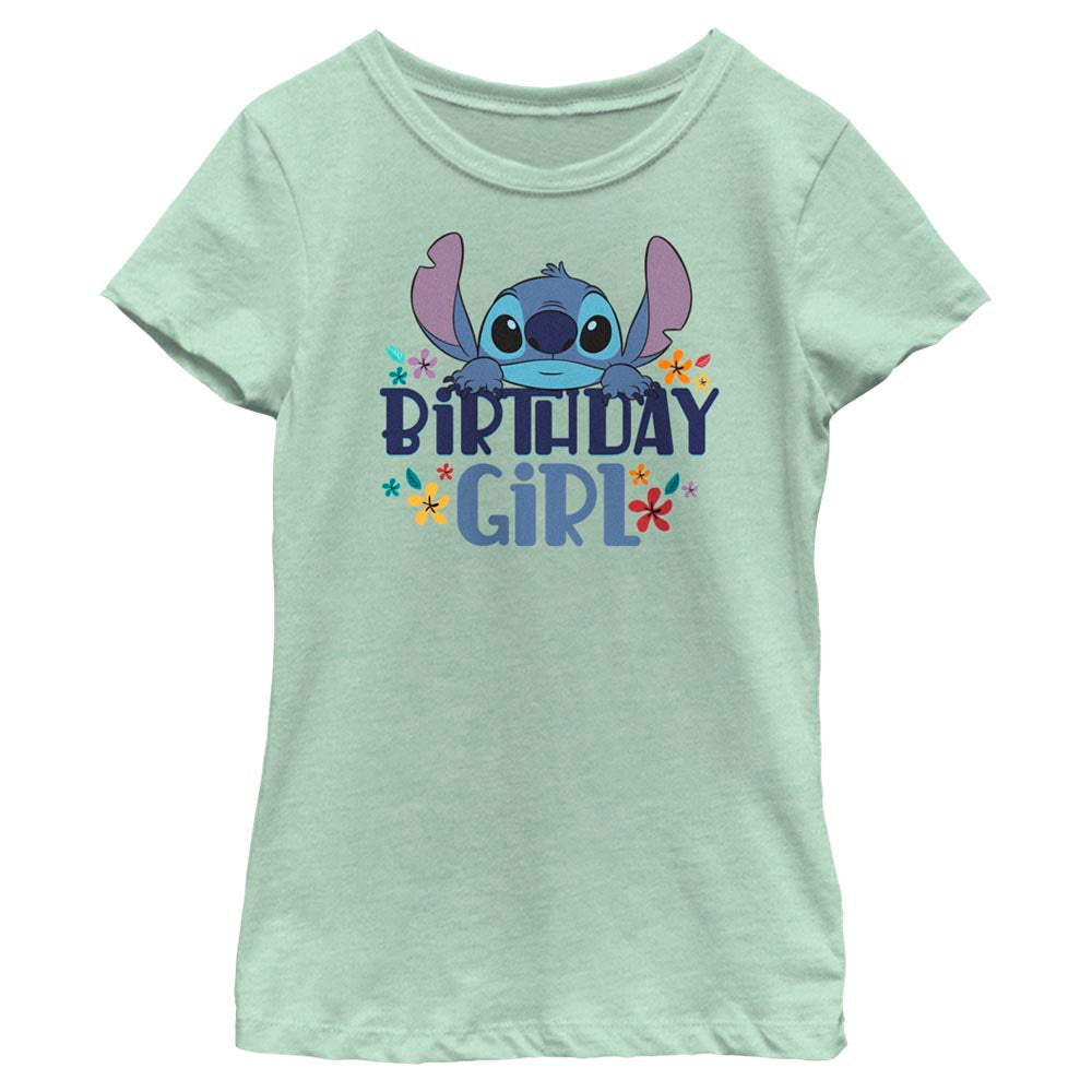 T-shirt d'anniversaire pour fille Disney Lilo & Stitch