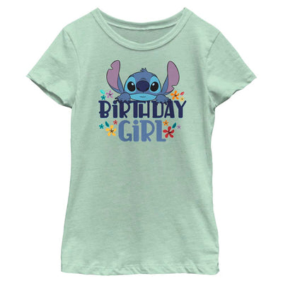 Girl's Disney Lilo & Stitch Birthday Girl T-Shirt