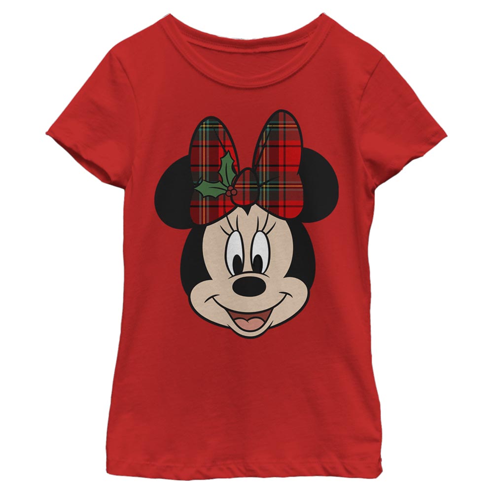 Girl's Disney Minnie Holiday Graphic T-Shirt