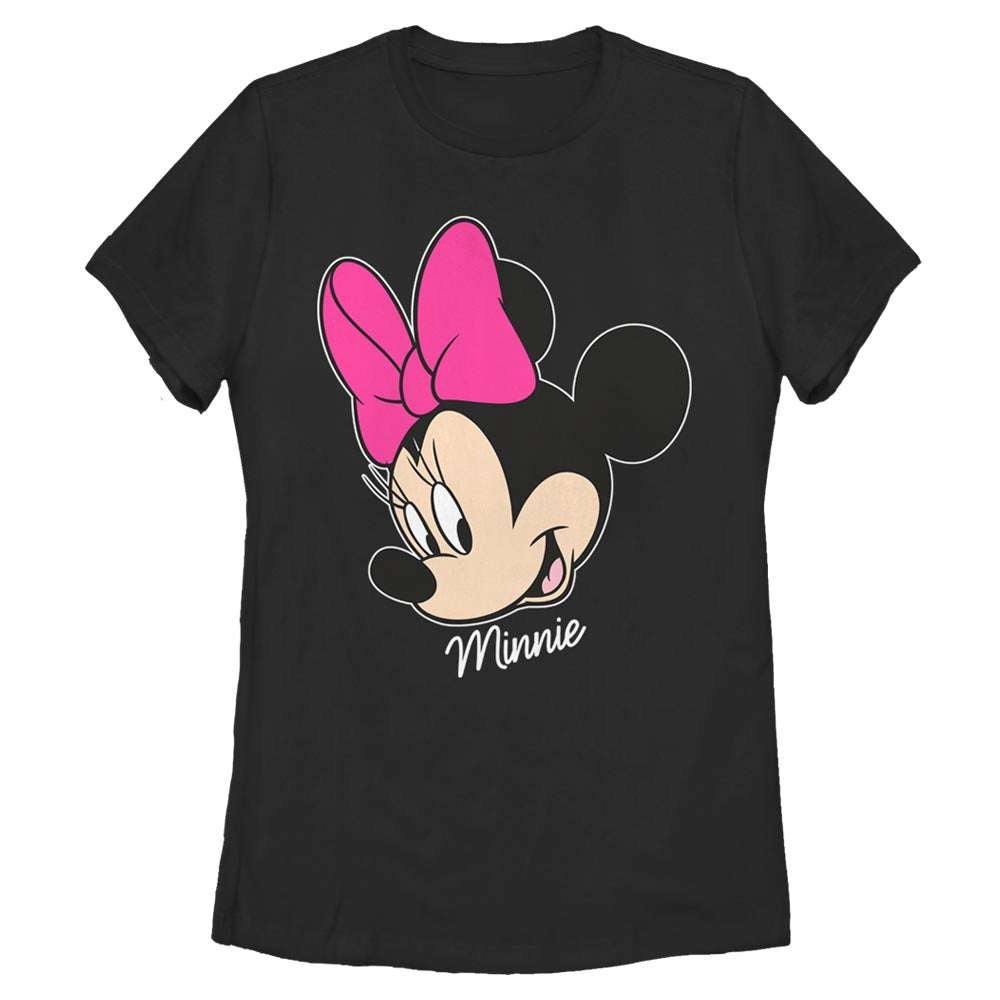 Camiseta de Mujer Disney Minnie Mouse con Gran Cara