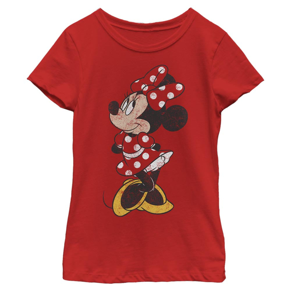 Camiseta Minnie Moderna Vintage de Disney para Niñas