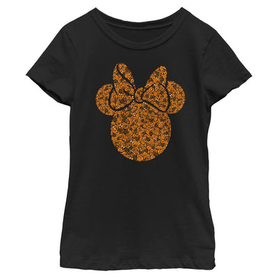 Girl's Disney Halloween Minnie Silhouette T-Shirt