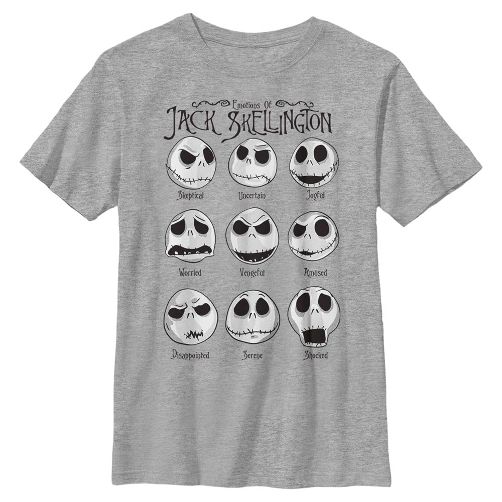 T-shirt Emotions Jack Skellington pour garçon Disney