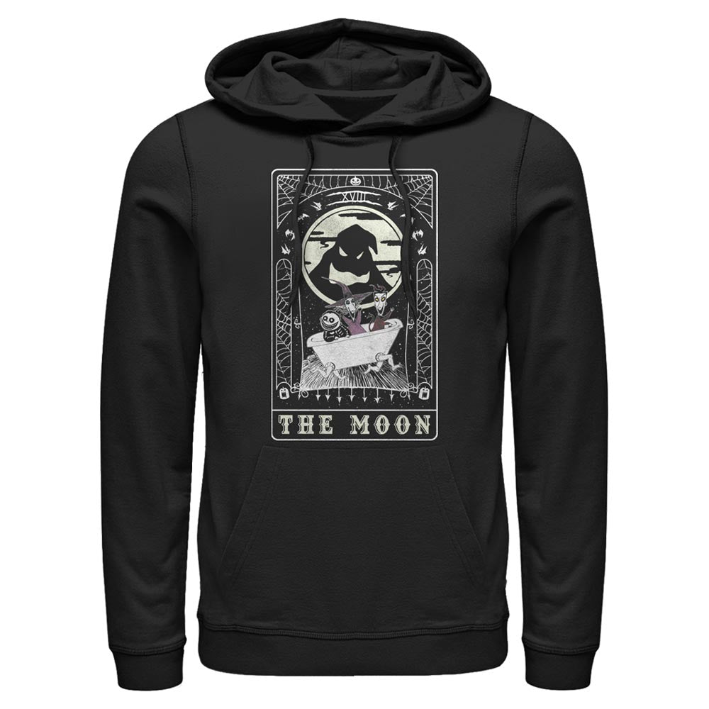 Sudadera ligera con tarjeta de tarot de la luna Oogie Boogie de Disney para hombres