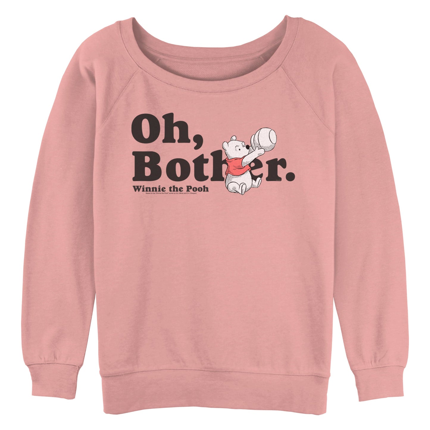 Junior's Disney Winnie the Pooh Oh, Bother Raglan Pullover
