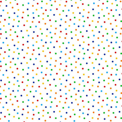 Tela de Fanático del Fitness con Puntos de Confeti - 44"/45" por Yarda