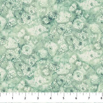 Whisper Seed Pod Mini Sage Cotton Fabric - 43"/44" Per Yard