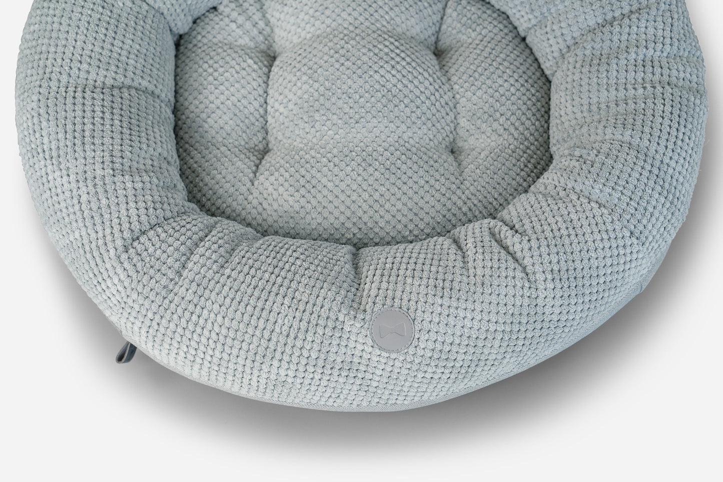 Cloud Comfort Moonlight Gray Donut Dog Bed