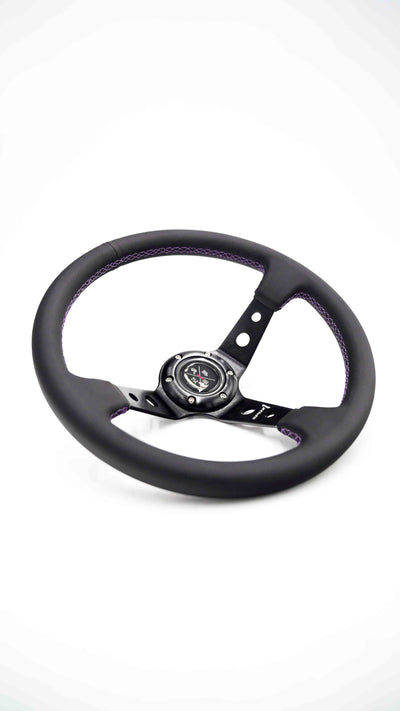 SPDZ1 Premium Purple Stitch Steering Wheel - Korvel