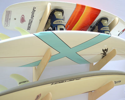 Versatile Exhibitor Surfboard Wall Rack for All Your Gear - Korvel