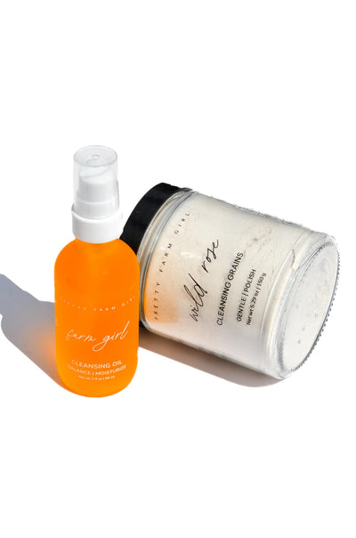 Double Cleansing Face Kit - Premium Skin Care Duo - Korvel