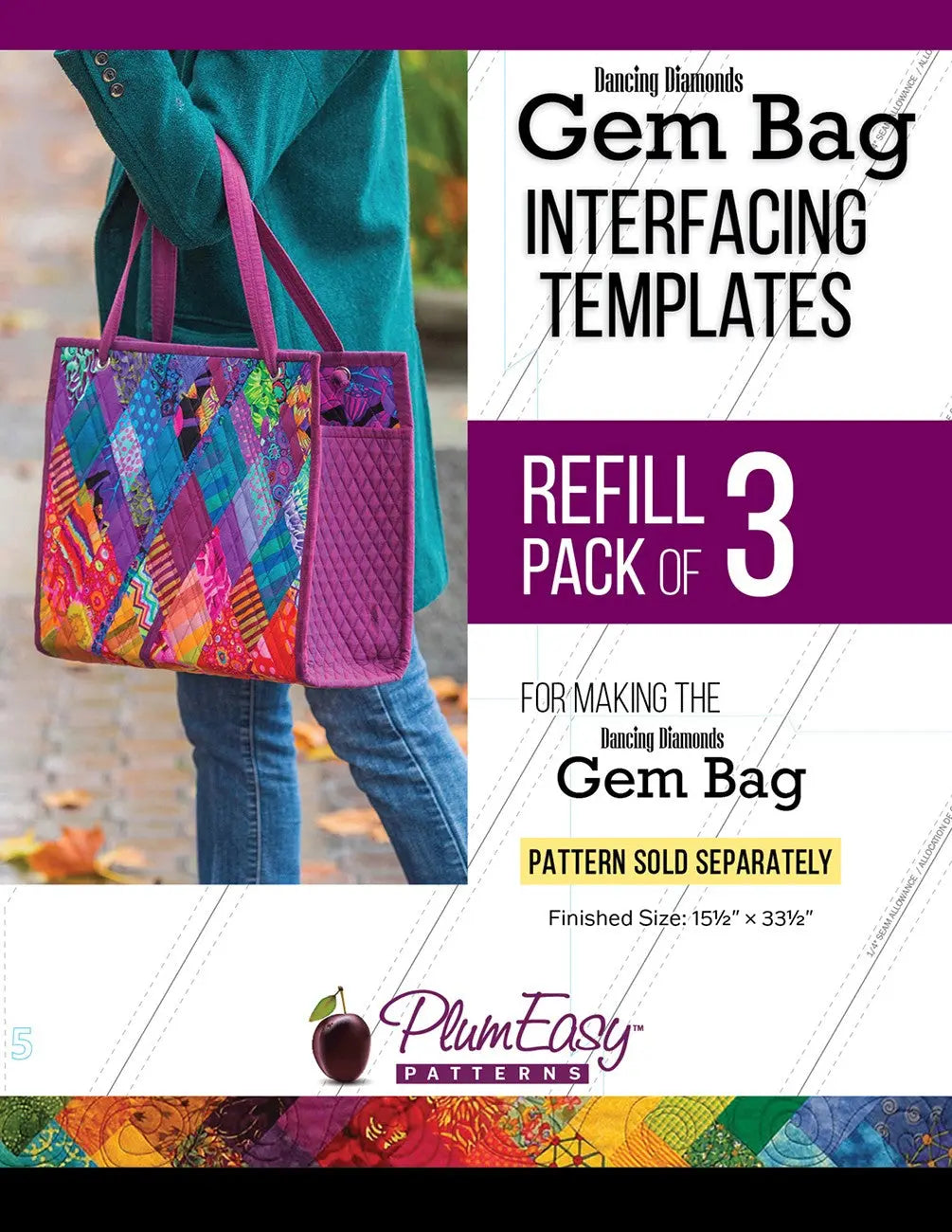 Plantilla de Interfaz de Bolsa de Gemas Dancing Diamonds 3-Pack