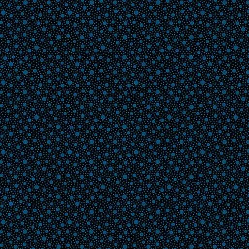 Tela de Algodón Dapple Dot Indigo Affinity - 44"/45" por Yarda