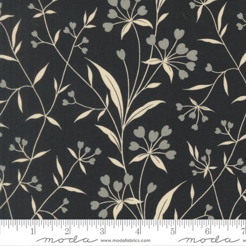 Tela de Algodón de Arabesco Azul Oscuro Highland Midnight - 44"/45" por Yarda