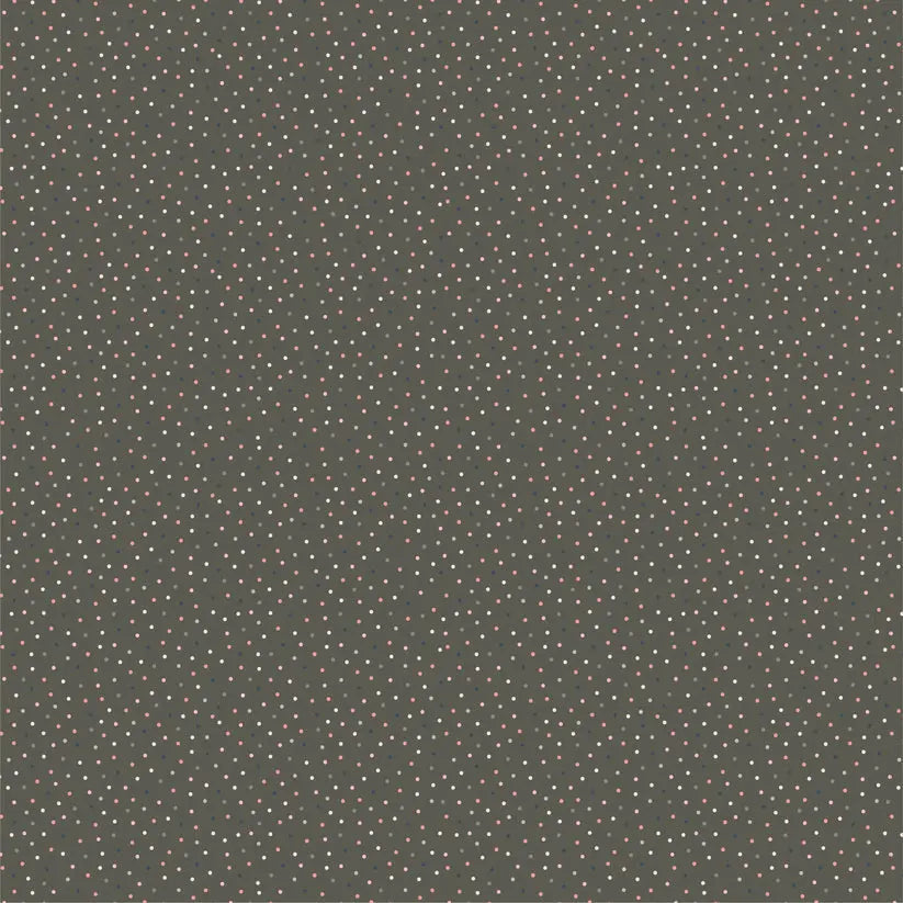 Tissu en coton effet bois vieilli gris foncé - 44"/45" par yard