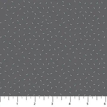 Tissu en coton Dashes Gray Dewfall - 44"/45" par yard