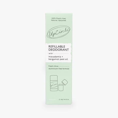 Refillable Deodorant with Macadamia + Bergamot - Korvel