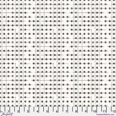 Dot Plot Paper Stamped Cotton Fabric - 44"/45" Per Yard