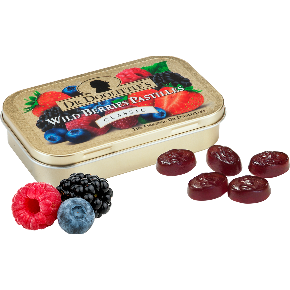 Dr Doolittle's Wild Berries Sugarfree Pastilles - 25 Count